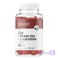 سی ال ای، چای سبز و کارنیتین استروویت 90 عددی OstroVit CLA + Green Tea + L-carnitine