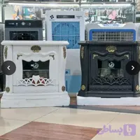 بخاری گازی شومینه استیل خزر 36 هزار