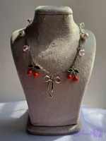 گردنبند مینیمال Cherry bliss سبک و شریک