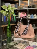 کیف زنانه سطلی اسکارف دار