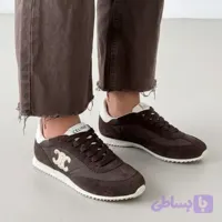 کتونی سلین مدل Celine Racer Sneaker قهوه‌ای