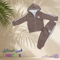 ست سویشرت کلاه دار و شلوار طرح آدیداس وارداتی