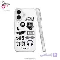 قاب موبایل شفاف طرح موسیقی راک Arctic Monkeys