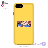 قاب موبایل طرح چشم دختر زرد