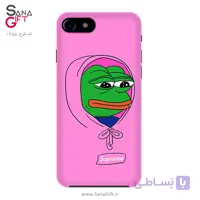 قاب موبایل طرح پپه قورباغه صورتی