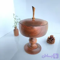 شکلات خوری چوبی پایه بلند