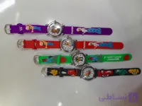ساعت مچی بچگانه باربی مدل عروسکی بند سیلیکون نرم