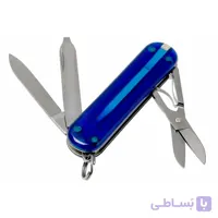 چاقوی چندکاره Victorinox Classic SD آبی شفاف – 58mm