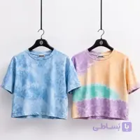 کراپ نخی جیم‌شارک طرح Tie Dye – شیک، خنک و فوق‌العاده راحت