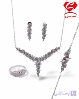 سرویس نقره مدل فلاور کد 0054
