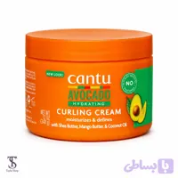 کرم فرکننده و آبرسان آووکادو کنتو Cantu Avocado Hydrating Curling Cream