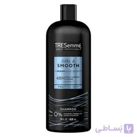 شامپو مو ترزمی مدل Silky and Smooth حاوی روغن آرگان ضد وز زنانه و مردانه رنگ مشکی حجم 828 میلی لیتر ‌