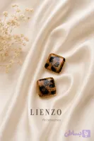 گوشواره مربع پلنگی