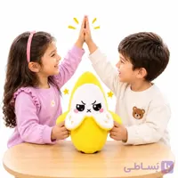 عروسک پولیشی موزیکال طرح میوه(طرح موز،هویج ،توت فرنگی)(مناسب بازی 2 نفره