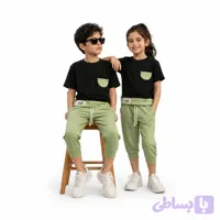ست تیشرت و شلوارک اسپرت (دخترانه ،پسرانه )takset