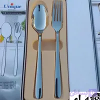 قاشق و چنگال گرم بالا یونیک جعبه سفید