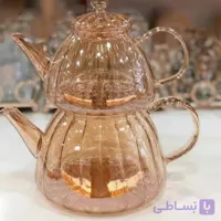 کتری و قوری پیرکس مدل کدو