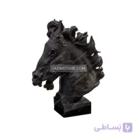 مجسمه سنگی سر اسب