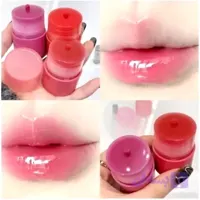 لیپگلاس لب خامه مربا ژله ای کره ای بالم لب پیچی فانتزی کیوت پینترستی خوشبو لیپ گلاس اورجینال بافت خیس و نرم لطافت بخش