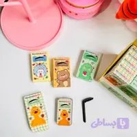 صابون ابرو خرسی جوجه دایناسور خرگوشی همراه با فرچه فانتزی کیوت کیفیت معمولی