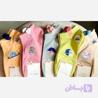 جوراب پینترستی وارداتی نخ پنبه اعلا گوش دار دخترانه بزرگ سال برای کادو هدیه کیوت فانتزی گوگولی خاص جذاب