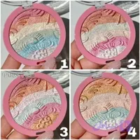 هایلایتر سایه چشم ساحلی پینترستی رنگی شاین اکلیلی گلیتری رنگبندی شاد مناسب سایه چشم مو صورت و بدن رنگ خاص جذاب