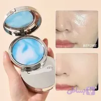 پنکیک نامرئی پرایمر فیکس کننده چربی گیر مات کننده پوست کیوت آبی فانتزی و تثبیت کننده آرایش فیکساتور