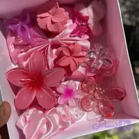 پک هدیه 10 عددی هدیه کادو تولد اکسسوری دخترانه فانتزی کیوت مو کش مو گیره مو کیلیپس