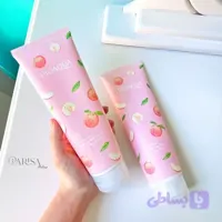 اسکراب بدن نمک بدن هلو لایه بردار جلوگیری از پیری پوست شاداب کننده روشن کننده پوست آرامش بخش