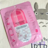 ماسک ورقه ای مرواریدی روشن کننده شاداب کننده پوست جوانساز لایه بردار پوست صورت سفید کننده ضد لک ضد جوش