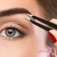 موچین صورت و ابرو حرفه ای انبری فیشر مناسب موهای صورت و ابرو گوش و بینی طرح