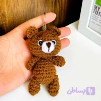عروسک آویز دست کلیدی جاسویچی چارم بگ خرس تدی کاپوچینو گوگولی فانتزی کیوت پینترستی مناسب کادو هدیه