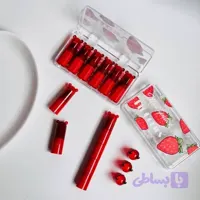 رژ گیلاسی آلبالویی جیگری رژ چری پک مینی طرح توت فرنگی خرسی تدی فانتزی کیوت رنگای کاربردی باکیفیت