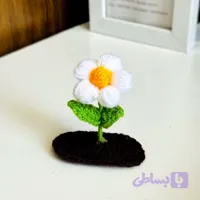 گیره مو جوانه گل بابونه پینترستی فانتزی کیوت خاص و جذاب مناسب کادو هدیه