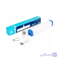 چراغ اضطراری مهتابی شارژی با قابلیت اتصال به سرپیچ برق شهر مدلZ-830 | دارای 2 عدد باتری شارژی+ (گارانتی طلایی)