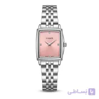 ساعت مچی زنانه آی واچ اورجینال ژاپن  نقره ای گلبهی مدل 190288L