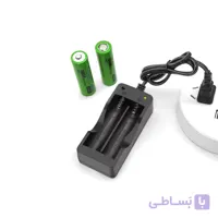 شارژر باتری لیتیوم 18650 دوتایی  مدل SM-202A بالاترین کیفیت + (گارانتی طلایی)