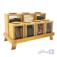 ست پاسماوری چوبی PLY-01