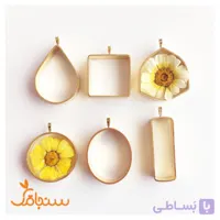 فریم گردنی بی‌کفه‌ی برنجی(عمق ۱سانت)