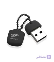 فلش مموری USB 3.0 سیلیکون پاور مدل Jewel J07 ظرفیت 64 گیگابایت، سازگار با ویندوز، مک و لینوکس (کد728)