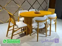 میز ناهار خوری مدرن مدل حصیری