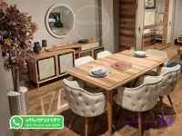 میز ناهار خوری چستر مدل کیمیا