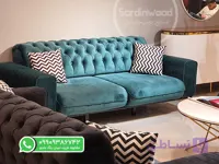 مبل چستر پایه طلایی مدل سایه