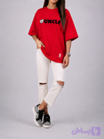 تیشرت زنانه نخ پنبه وارداتیuncle
