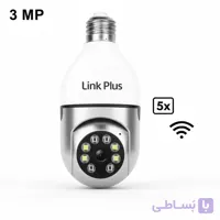 دوربین مداربسته لامپی چرخشی زوم دار  لینک پلاس