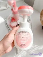 فوم شستشو صورت طرح گلbaby powder  میل 300