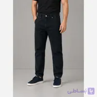 شلوار جین مردانه مام فیت مشکی سایز 44 تا 50