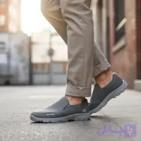 کفش پیاده روی و روزمره اسکچرز طوسی مدل نسیم تاب مناسب آقایان و بانوان (کد J7WHW)