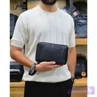 کیف دستی پاسپورتی مونت بلانک چرم وارداتی (کد X6USW)