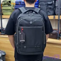 کوله پشتی ساده پرزیدنت ضدآب پارچه ریپس کرهای با جای لپتاپ (کد J8D0D)